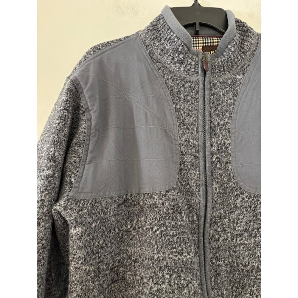 Orvis Sweater Wool Mens Medium Full Zip Warm Outdoor Plaid Lined - Picture 6 of 10